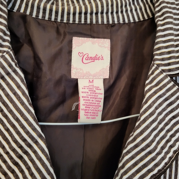 Candie's | y2k glitter stripes button down - Picture 2 of 3